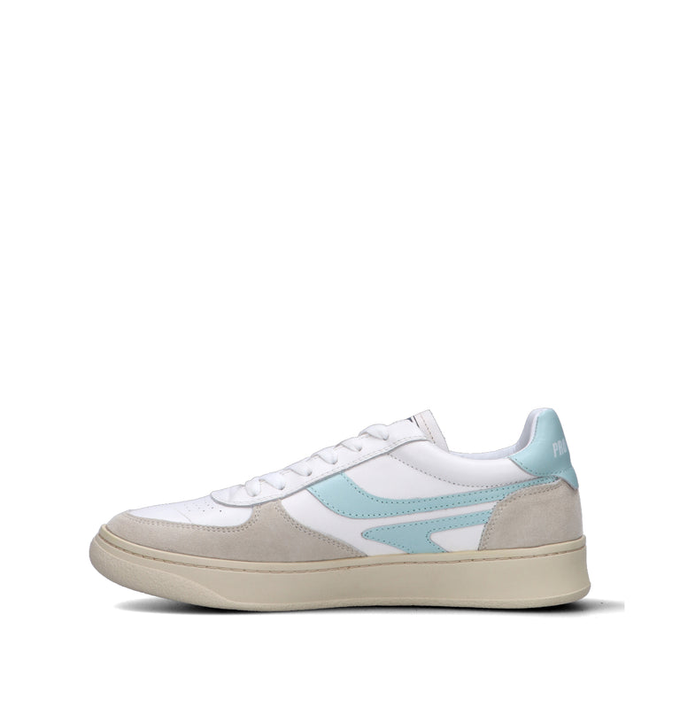 PROWINGS Sneaker donna bianca/azzurra in pelle