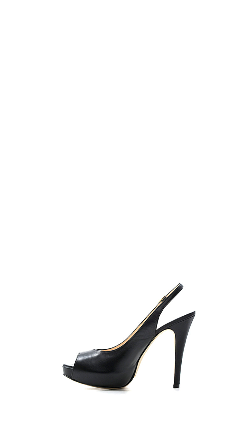 REBECCA VAN DIK Slingback donna nera