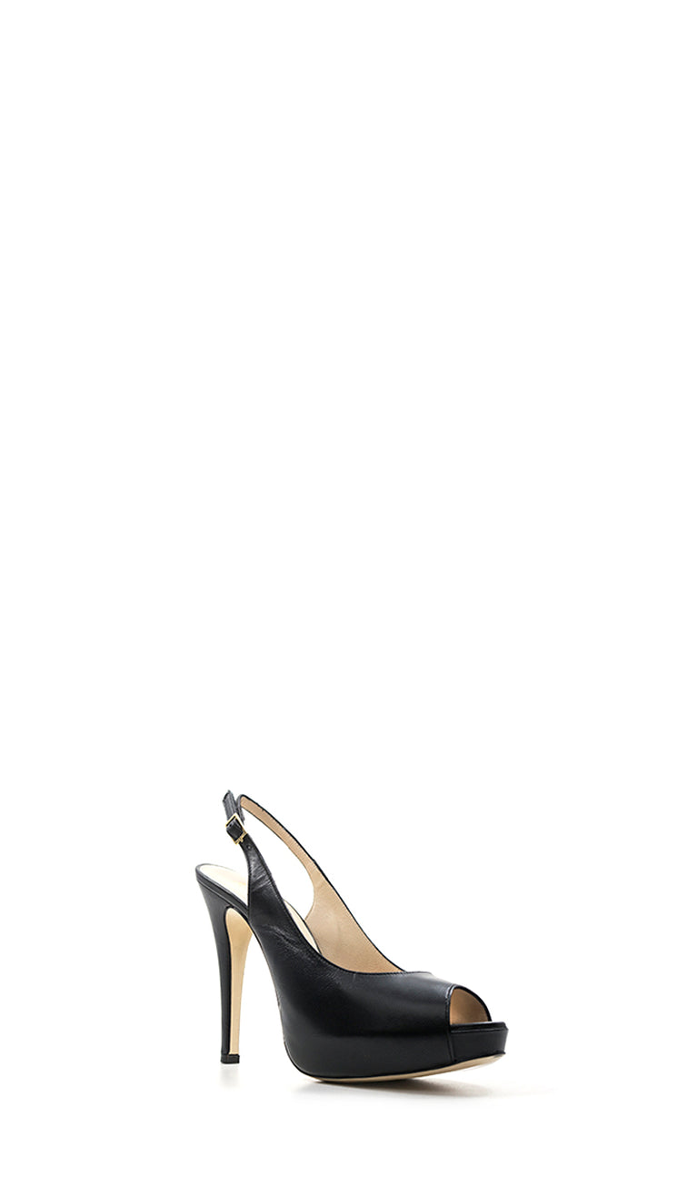 REBECCA VAN DIK Slingback donna nera