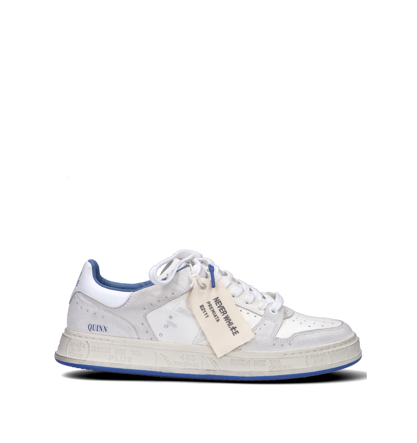 PREMIATA QUINN Sneaker uomo bianca/blu