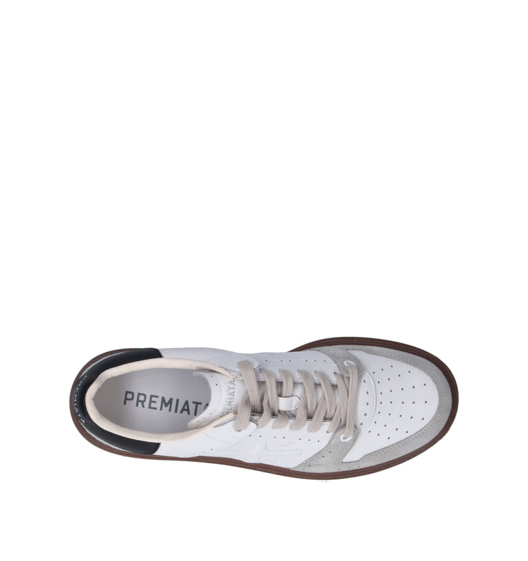 PREMIATA QUINN Sneaker uomo bianca in pelle