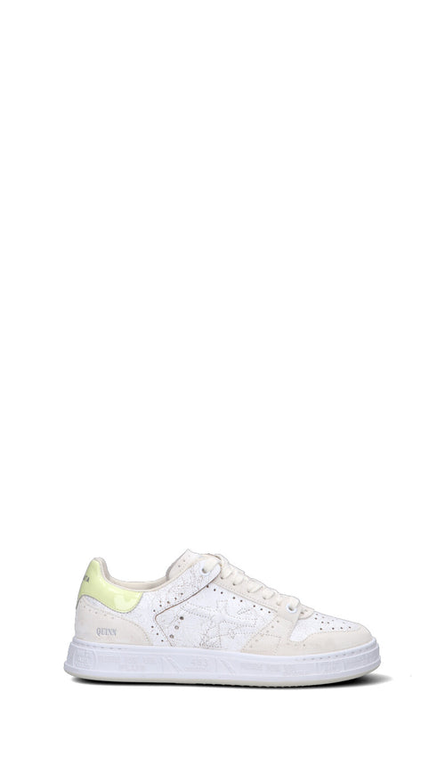 PREMIATA Sneaker donna bianca/gialla in pelle