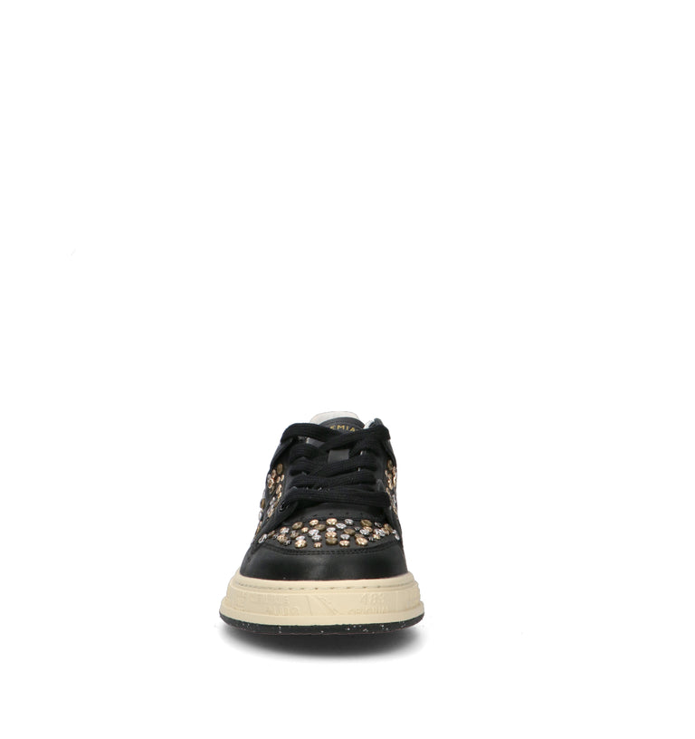 PREMIATA QUINND Sneaker donna nera in pelle