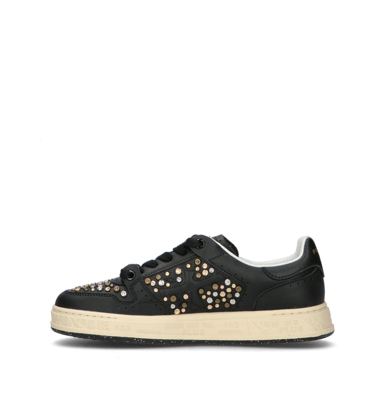 PREMIATA QUINND Sneaker donna nera in pelle