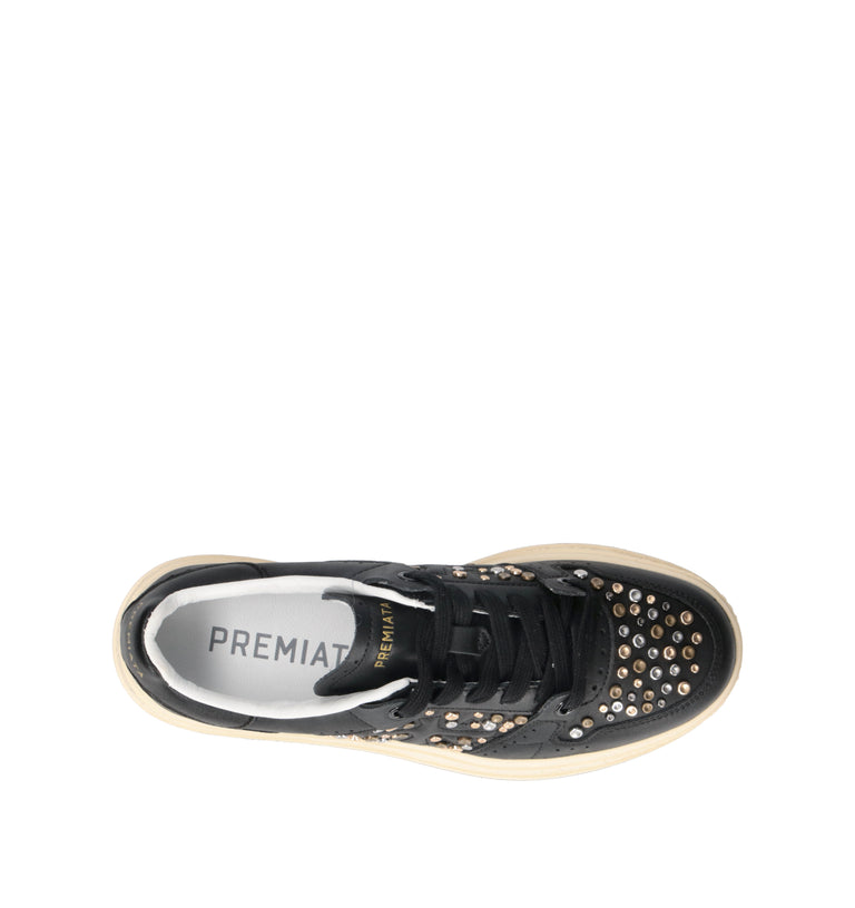 PREMIATA QUINND Sneaker donna nera in pelle