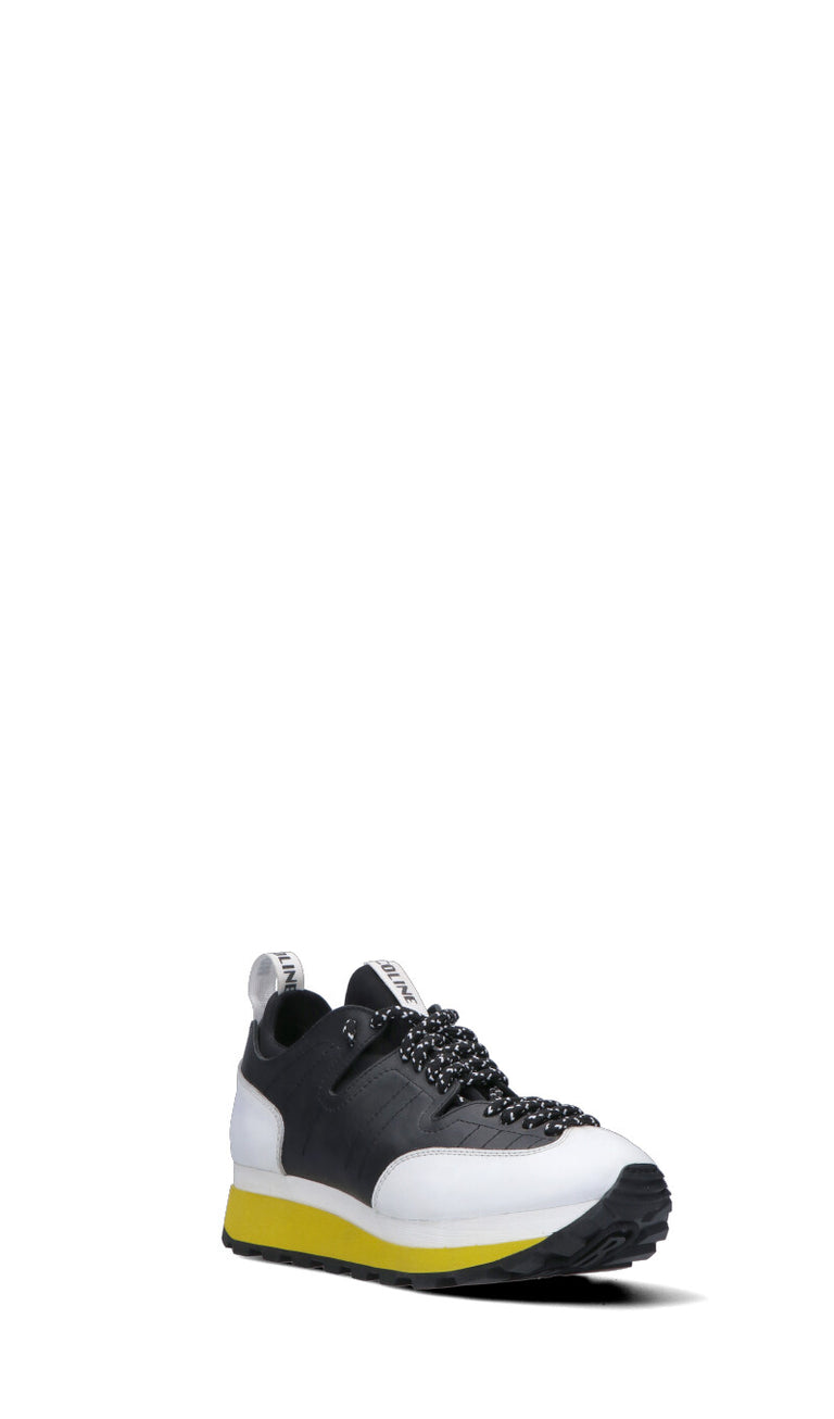RUCOLINE Sneaker donna nera/bianca/gialla