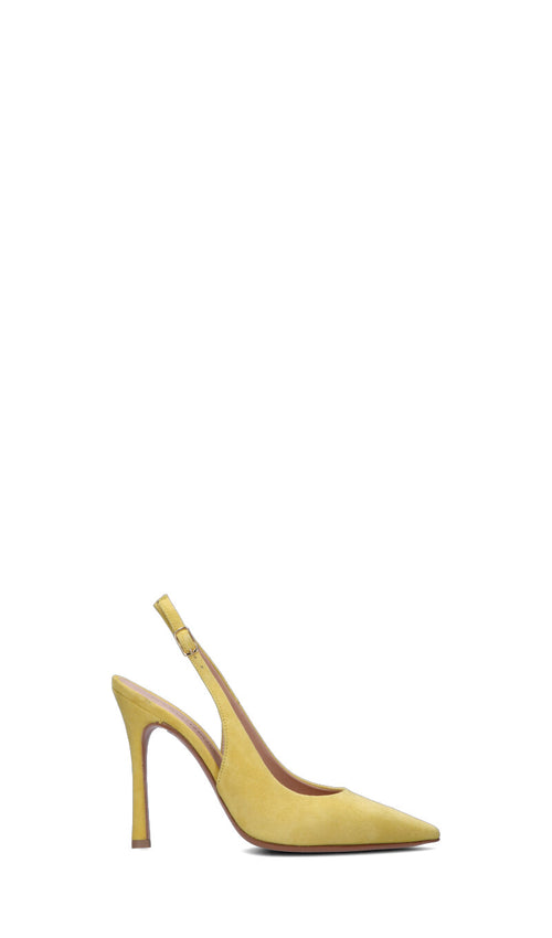 ENZO DI MARTINO Slingback donna gialla in suede