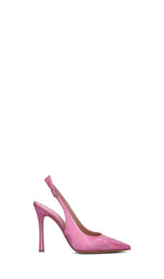 ENZO DI MARTINO Slingback donna rosa in pelle