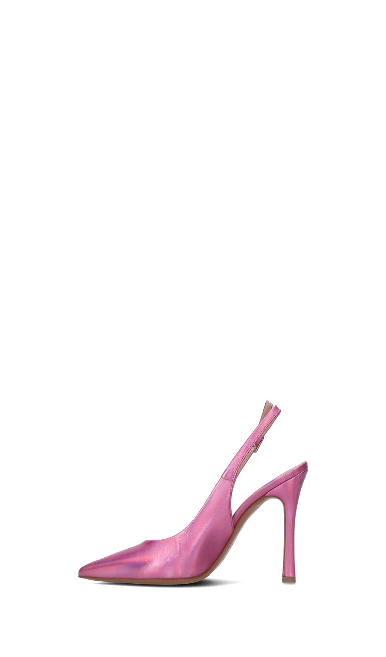 ENZO DI MARTINO Slingback donna rosa in pelle