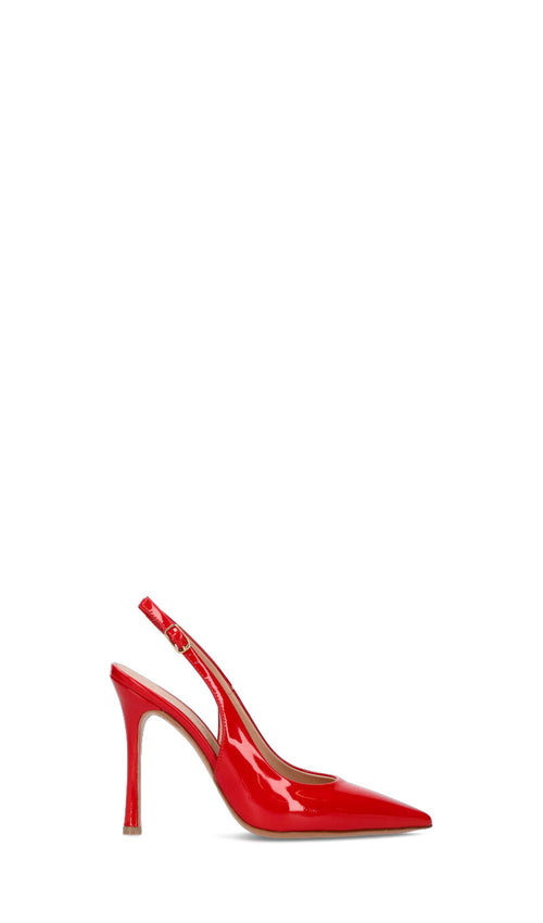 ENZO DI MARTINO Slingback donna rossa in pelle