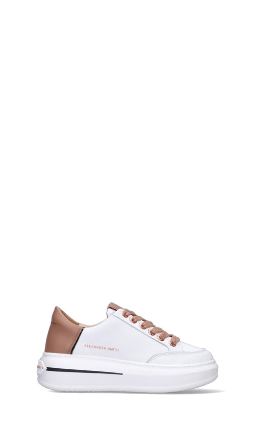 ALEXANDER SMITH Sneaker donna bianca/nude in pelle