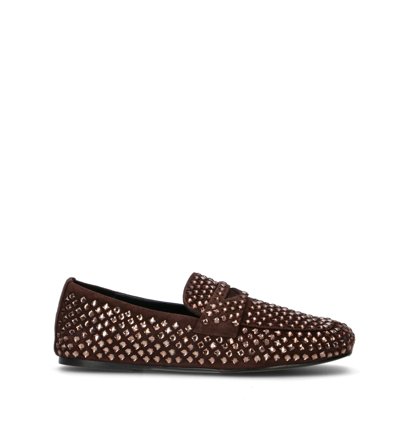 STRATEGIA Mocassino donna marrone in pelle