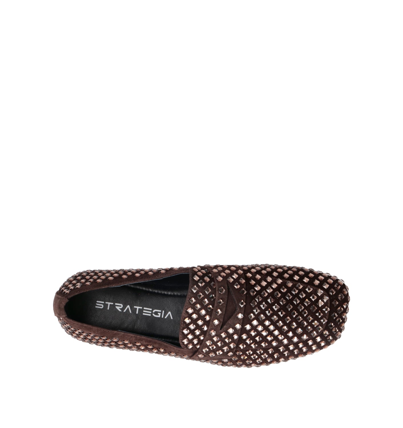 STRATEGIA Mocassino donna marrone in pelle