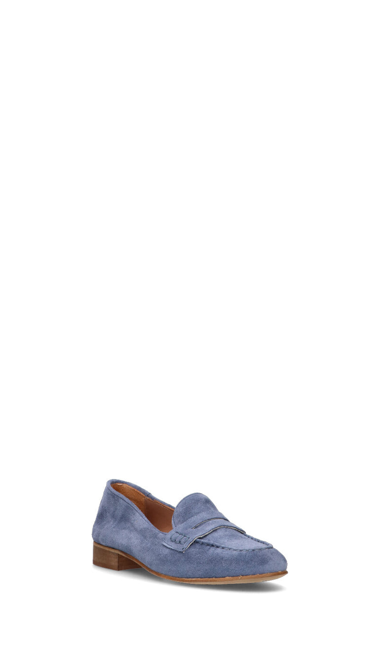 RABARBARO  Mocassino donna jeans in suede