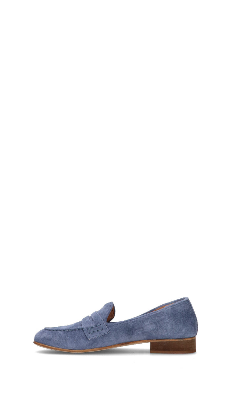 RABARBARO  Mocassino donna jeans in suede