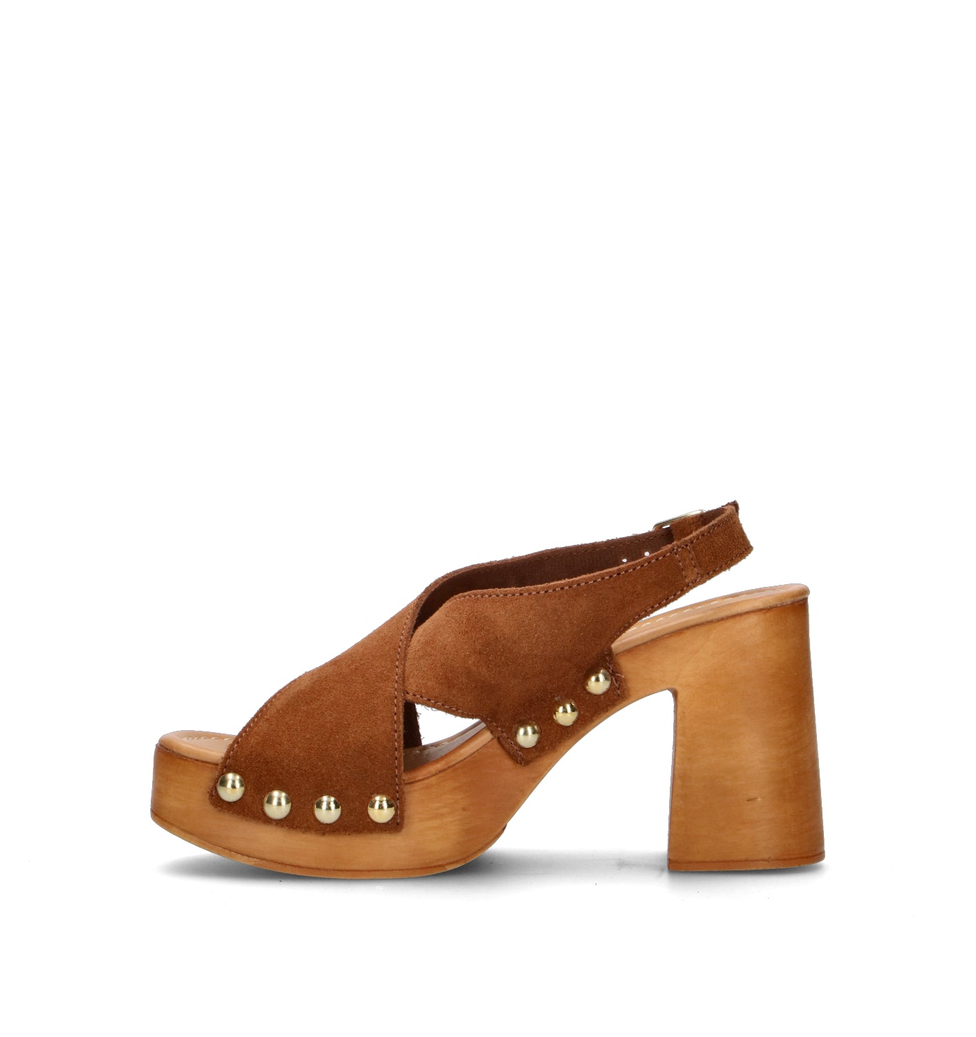 RABARBARO Sandalo donna cuoio in suede