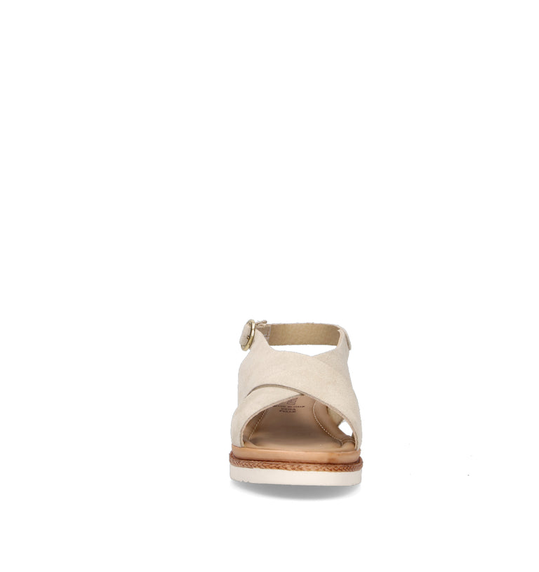 RABARBARO Sandalo donna grigio in suede
