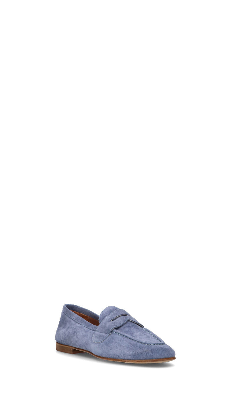 RABARBARO  Mocassino donna jeans in suede