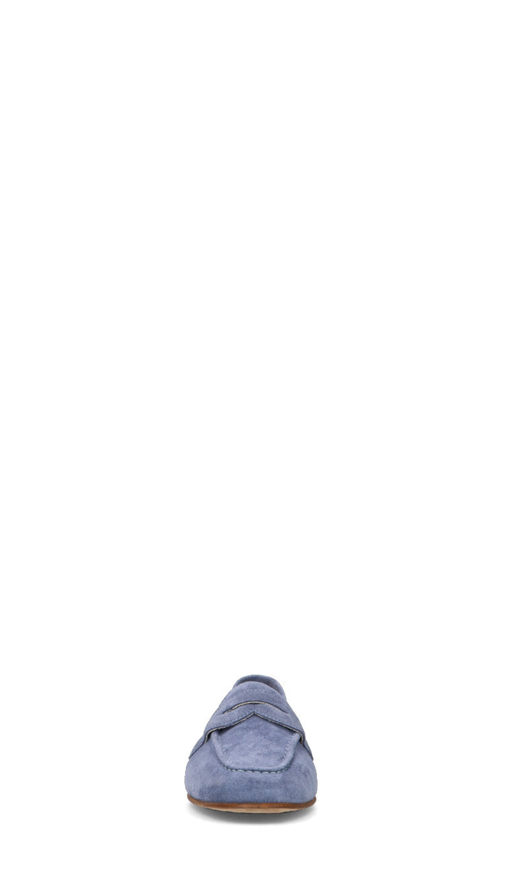 RABARBARO  Mocassino donna jeans in suede