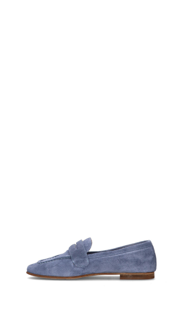 RABARBARO  Mocassino donna jeans in suede