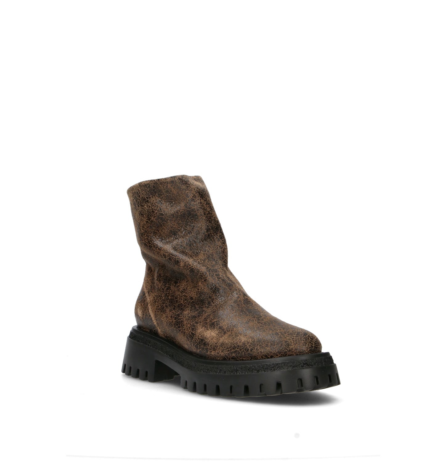 HALMANERA Tronchetto donna marrone in pelle