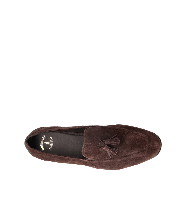 ROBERTO BOTTICELLI Mocassino uomo testa di moro in suede