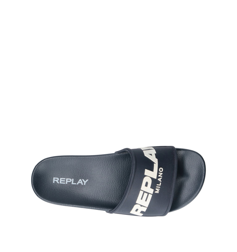 REPLAY Ciabatta uomo blu