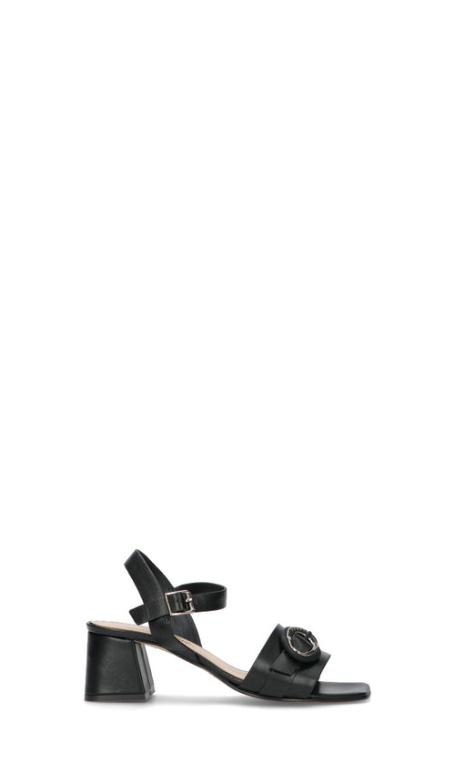 ROBERTA GINEPRI Sandalo donna nero in pelle