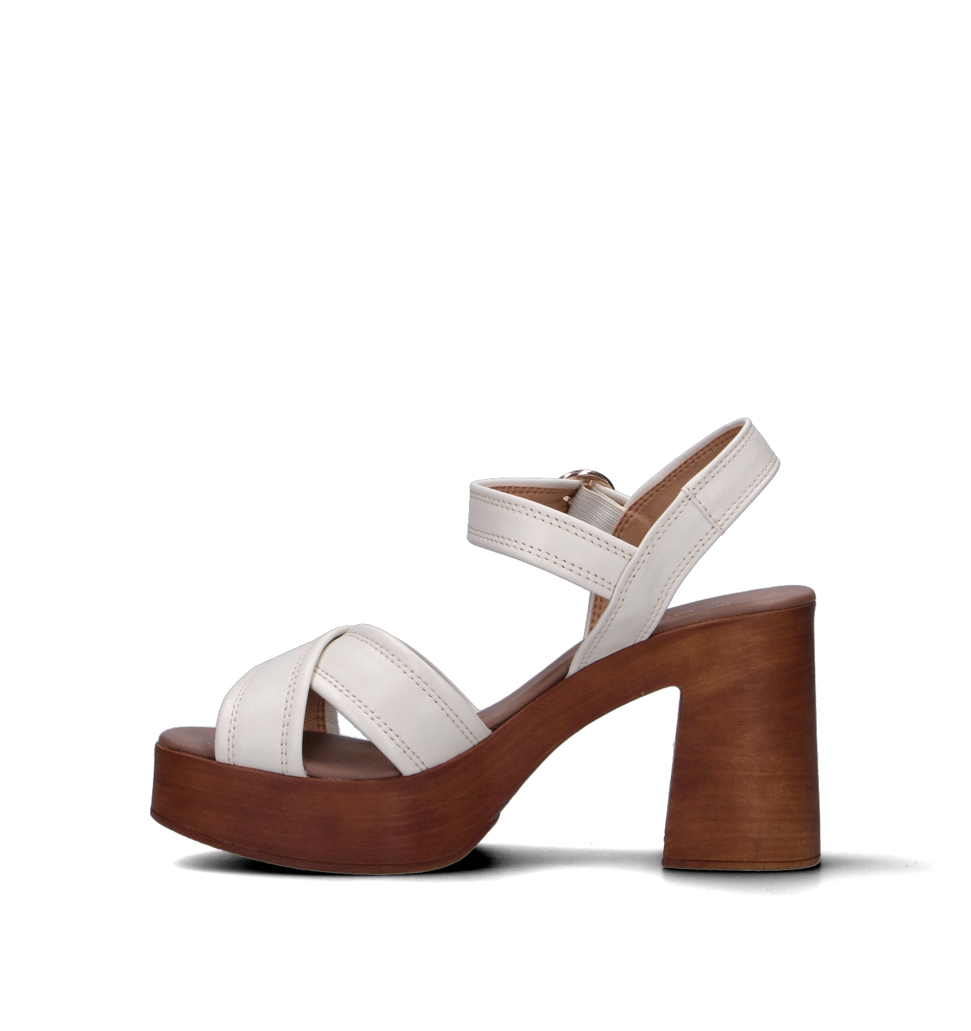ROBERTA GINEPRI Sandalo donna bianco in pelle