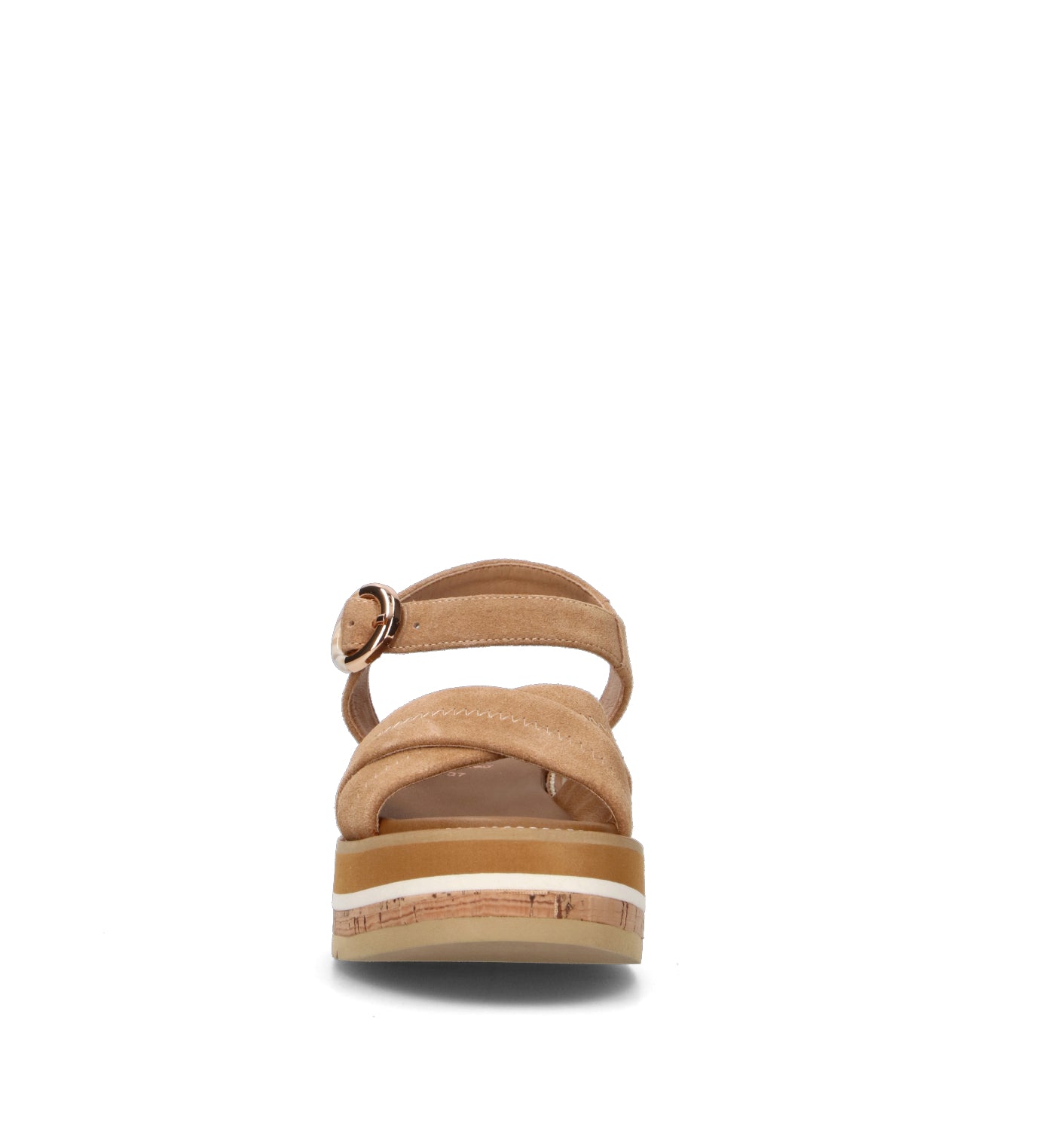 ROBERTA GINEPRI Sandalo donna cammello in suede