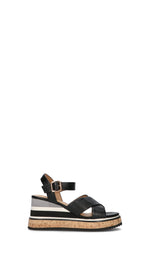 ROBERTA GINEPRI Sandalo donna nero in pelle