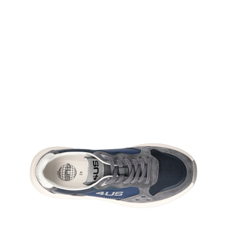 PACIOTTI 4US Sneaker uomo blu/grigia