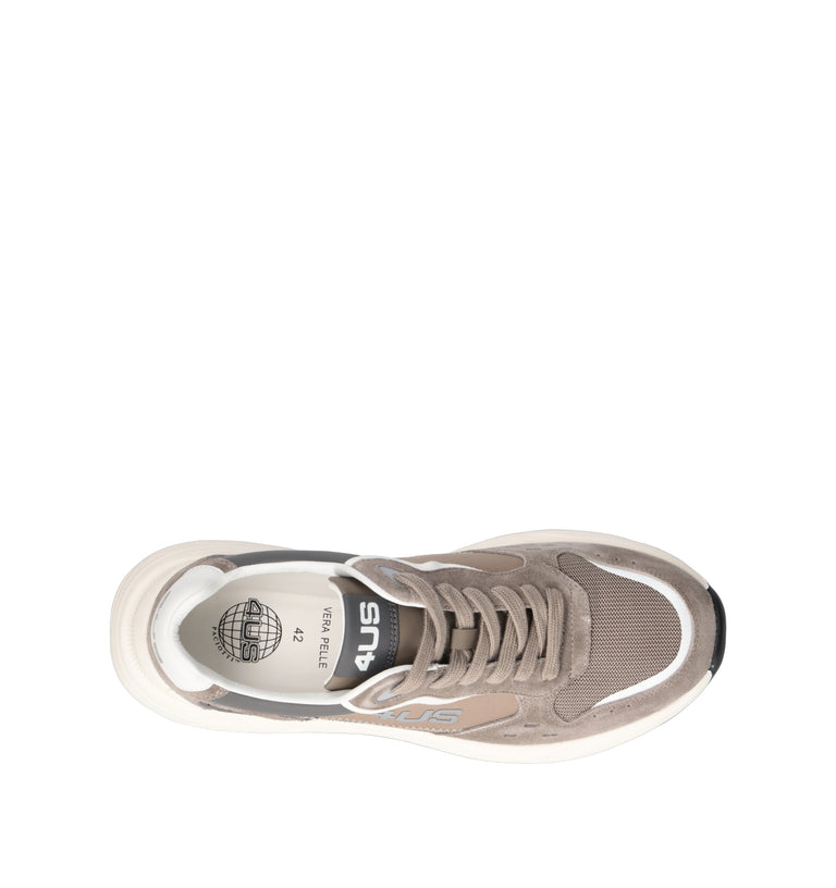 PACIOTTI 4US Sneaker uomo taupe