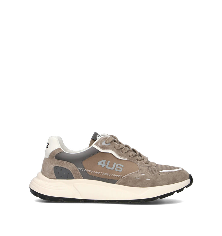 PACIOTTI 4US Sneaker uomo taupe