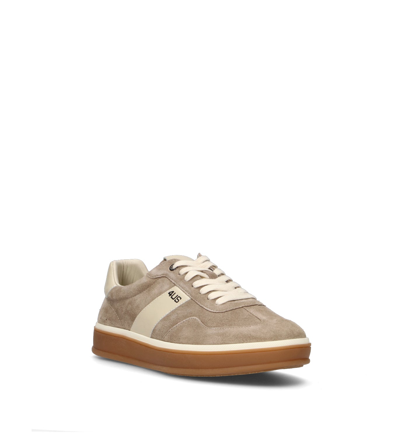 PACIOTTI 4US Sneaker uomo khaki in suede