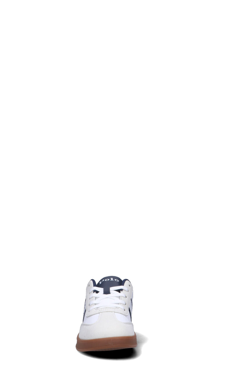 RALPH LAUREN Sneaker ragazzo bianca/blu