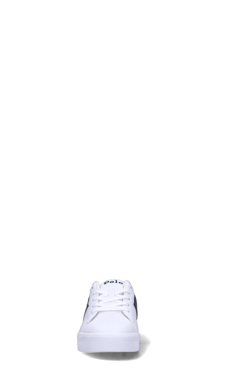 RALPH LAUREN Sneaker ragazzo bianca/blu