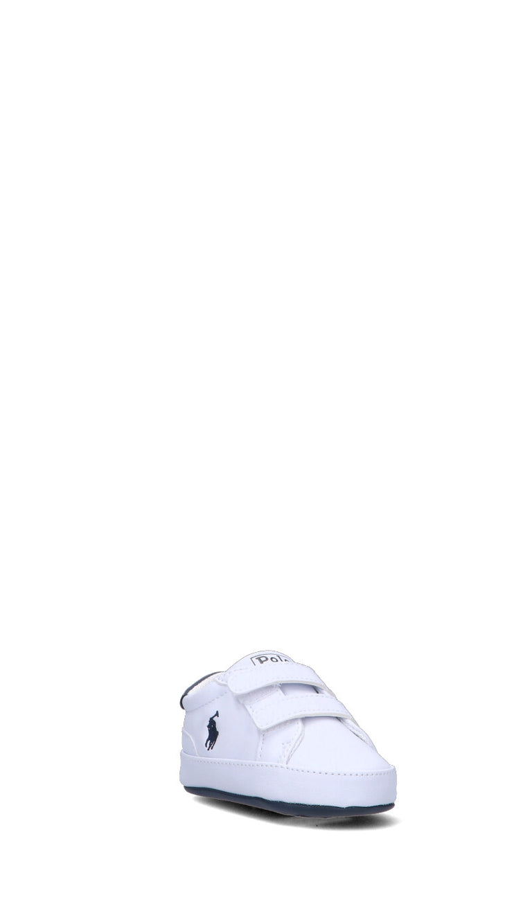 RALPH LAUREN Sneaker bimbo bianca/nera