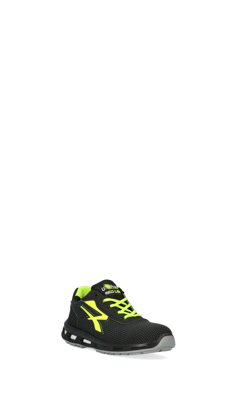 U.POWER  Scarpa antinfortunistica uomo nera/gialla