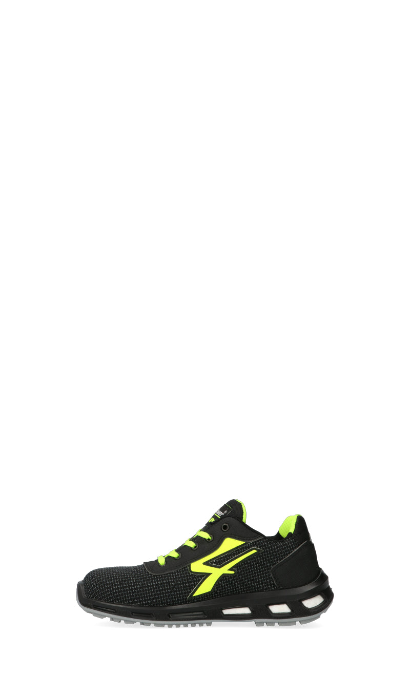 U.POWER  Scarpa antinfortunistica uomo nera/gialla