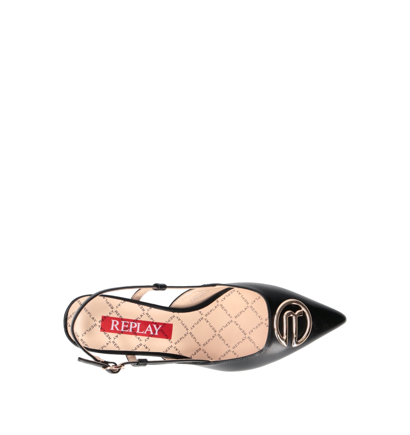 REPLAY Slingback donna nera