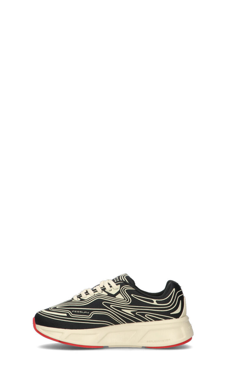 FESSURA Sneaker donna nera/bianca