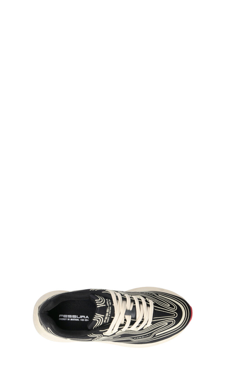 FESSURA Sneaker donna nera/bianca