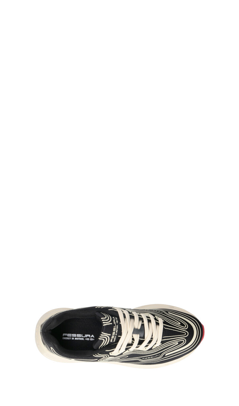 FESSURA Sneaker donna nera/bianca