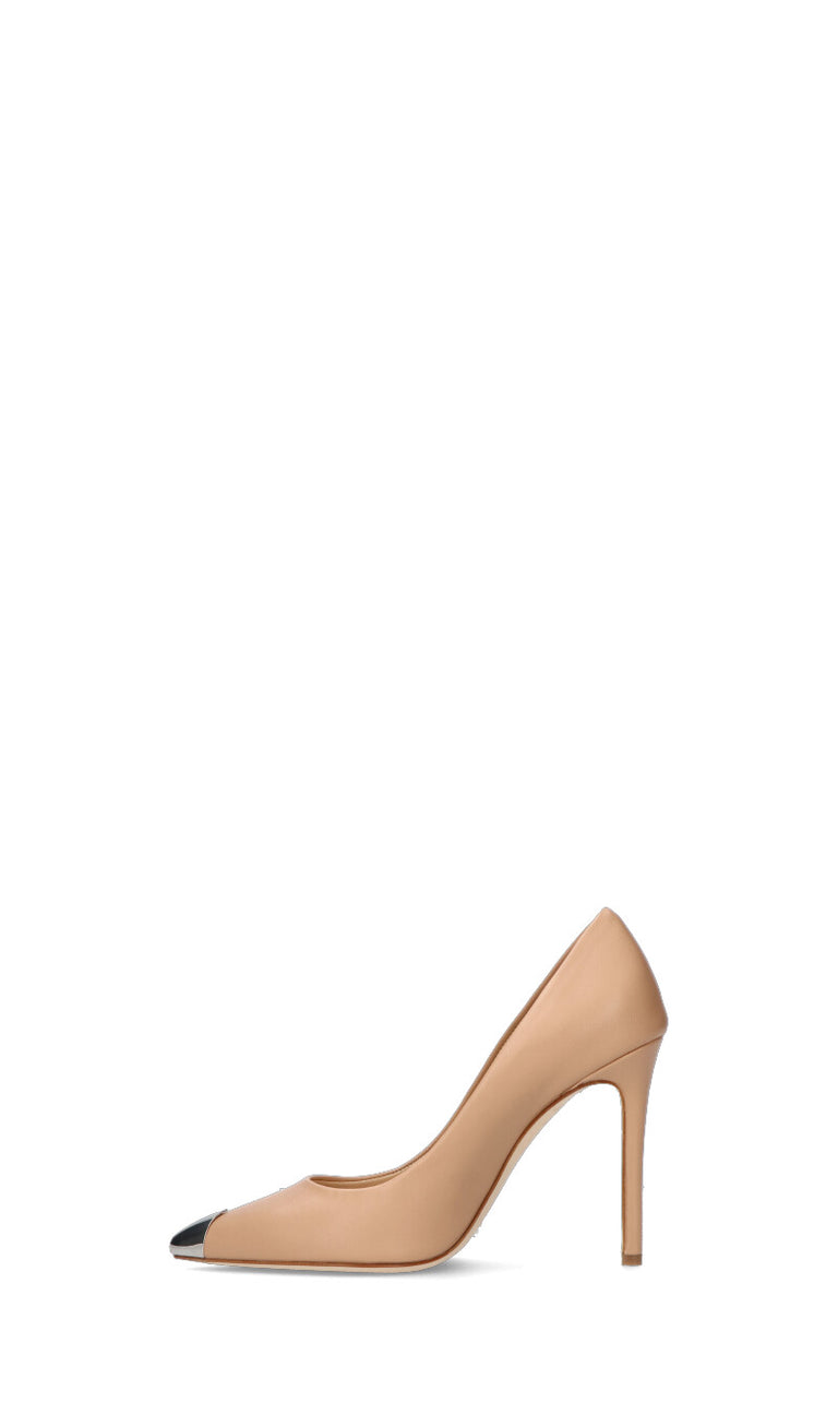 THE SELLER Decollete donna beige in pelle