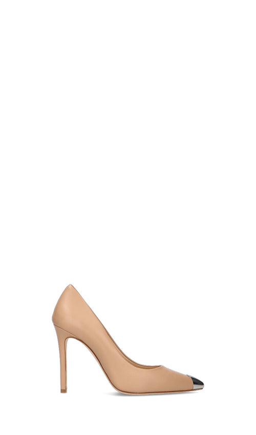 THE SELLER Decollete donna beige in pelle