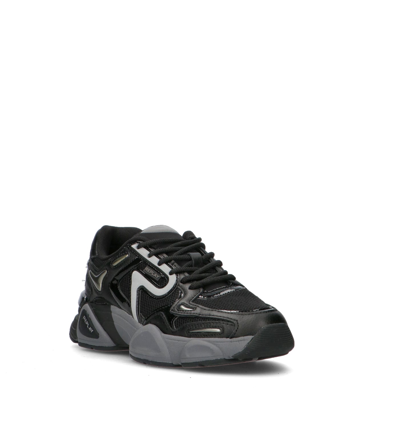 REPLAY Sneaker donna nera