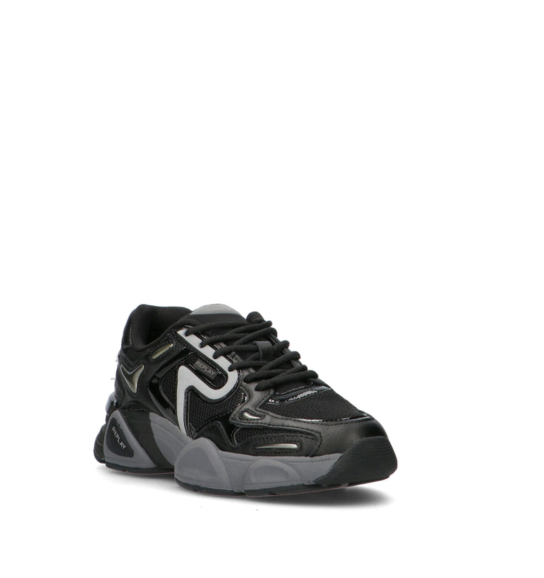 REPLAY Sneaker donna nera