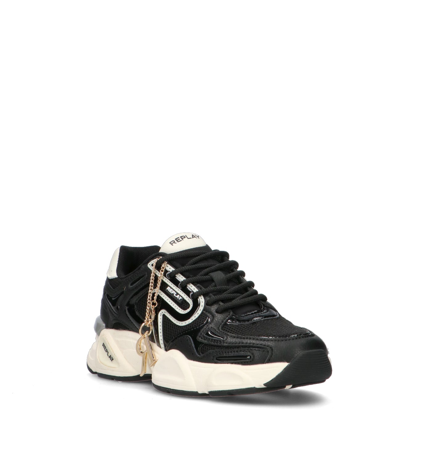REPLAY Sneaker donna nera