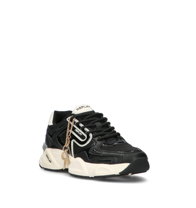 REPLAY Sneaker donna nera